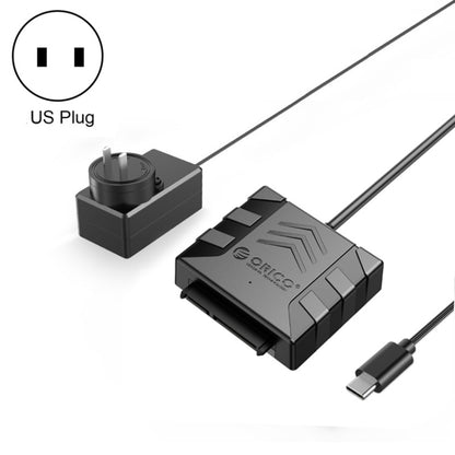 ORICO UTS1 Type-C / USB-C USB 3.0 2.5-inch SATA HDD Adapter with 12V 2A Power Adapter, Cable Length:0.3m(US Plug) - USB to IDE / SATA by ORICO | Online Shopping South Africa | PMC Jewellery | Buy Now Pay Later Mobicred