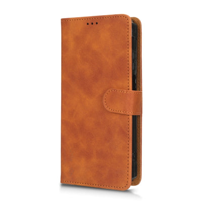 For Blackview BV7100 Skin Feel Magnetic Flip Leather Phone Case(Brown) - More Brand by PMC Jewellery | Online Shopping South Africa | PMC Jewellery | Buy Now Pay Later Mobicred