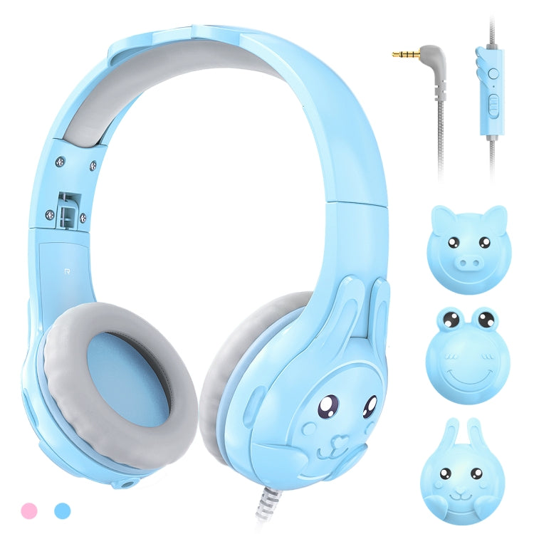 SoulBytes S31 Kids Wired Over-Ear Earphone with Microphone, Length: 1.5m(Blue) - Multimedia Headset by Soulbytes | Online Shopping South Africa | PMC Jewellery | Buy Now Pay Later Mobicred