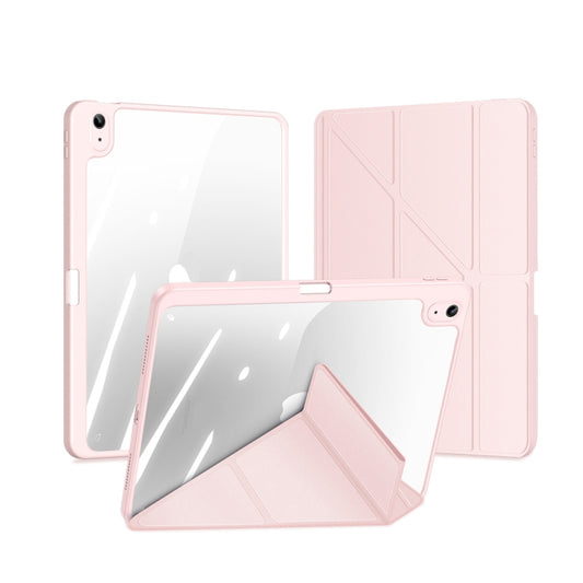 For iPad 10th Gen 10.9 2022 DUX DUCIS Magi Series Smart Leather Tablet Case(Pink) - iPad 10th Gen 10.9 Cases by DUX DUCIS | Online Shopping South Africa | PMC Jewellery | Buy Now Pay Later Mobicred