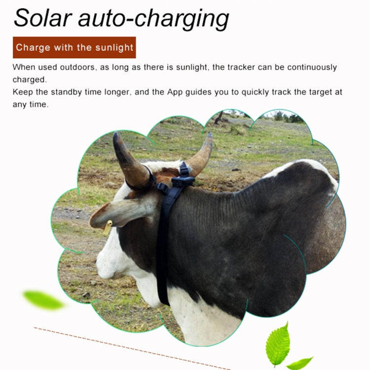RF-V24 2G Solar GPS Tracking Locator Livestock Tracker with 2G Memory - Pet Tracker by PMC Jewellery | Online Shopping South Africa | PMC Jewellery | Buy Now Pay Later Mobicred