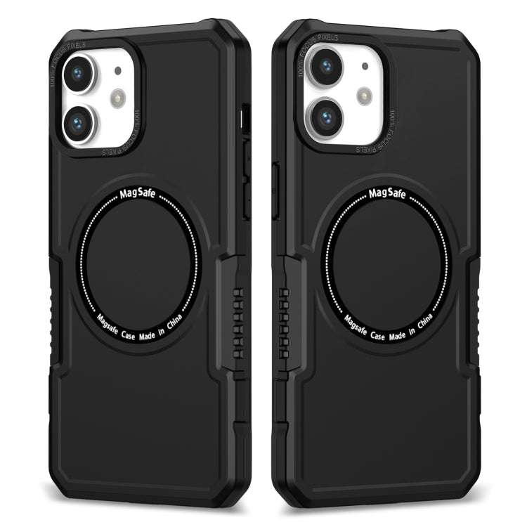 For iPhone 11 MagSafe Shockproof Armor Phone Case(Black) - iPhone 11 Cases by PMC Jewellery | Online Shopping South Africa | PMC Jewellery