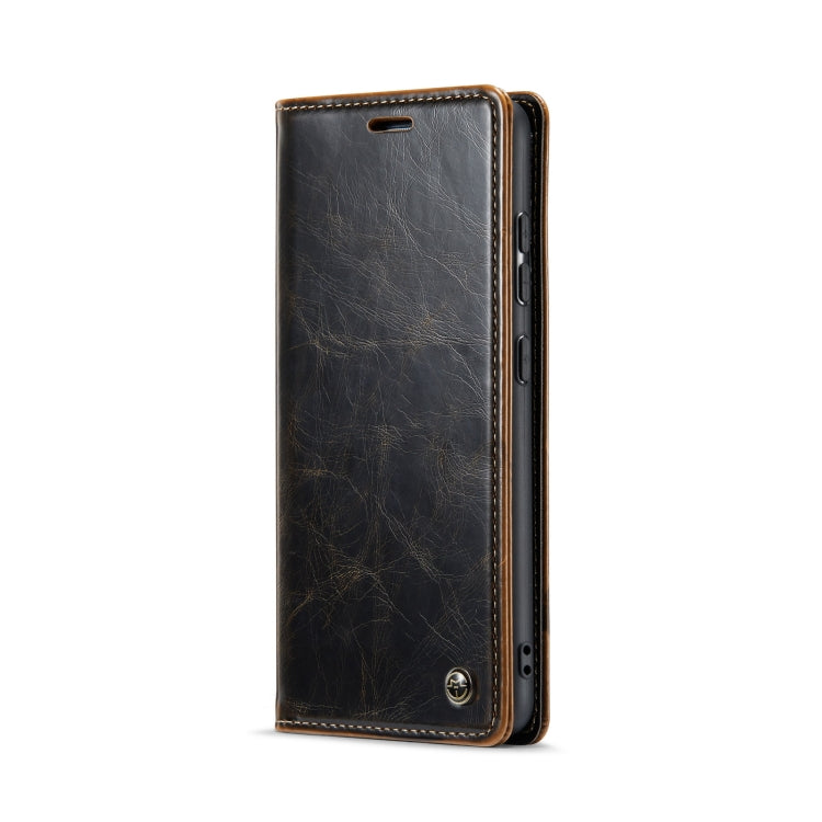 For Samsung Galaxy A52 CaseMe 003 Crazy Horse Texture Leather Phone Case(Coffee) - Galaxy Phone Cases by CaseMe | Online Shopping South Africa | PMC Jewellery | Buy Now Pay Later Mobicred