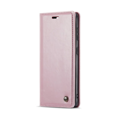 For Samsung Galaxy S21 5G CaseMe 003 Crazy Horse Texture Leather Phone Case(Rose Gold) - Galaxy S21 5G Cases by CaseMe | Online Shopping South Africa | PMC Jewellery | Buy Now Pay Later Mobicred