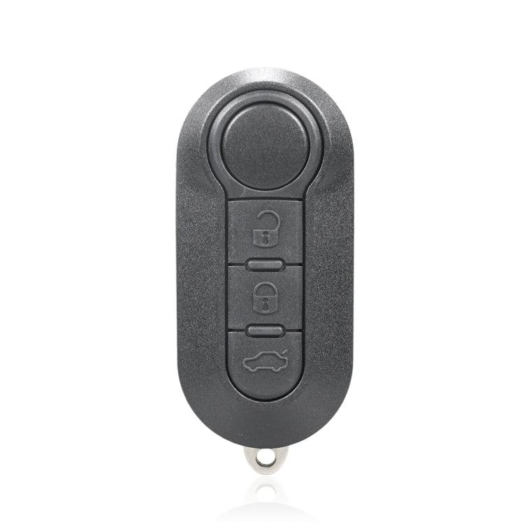 For Fiat 3 Button Folding Car Key Case Remote Control Shell SIP22, Style:Black Switch Button - Car Key Cases by PMC Jewellery | Online Shopping South Africa | PMC Jewellery