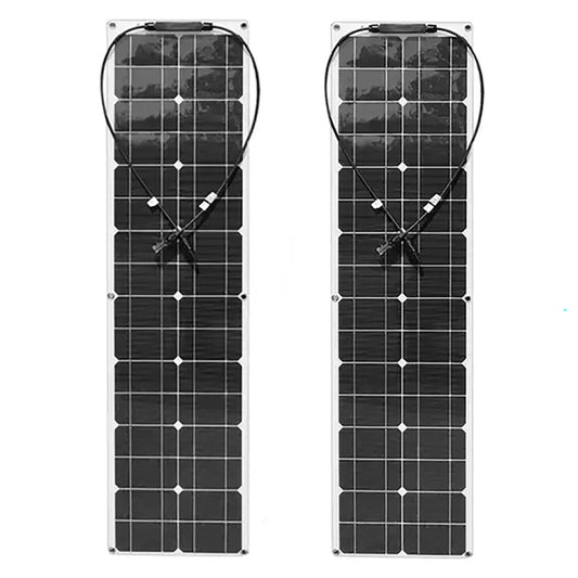 100W Dual Board PV System Solar Panel(White) - Solar Panels by PMC Jewellery | Online Shopping South Africa | PMC Jewellery | Buy Now Pay Later Mobicred