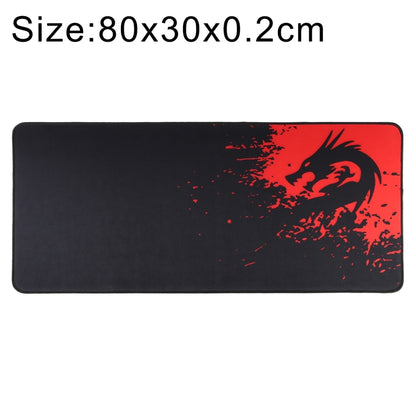 Anti-Slip Rubber Cloth Surface Game Mouse Mat Keyboard Pad, Size:80 x 30 x 0.2cm(Red Dragon) - Mouse Pads by PMC Jewellery | Online Shopping South Africa | PMC Jewellery