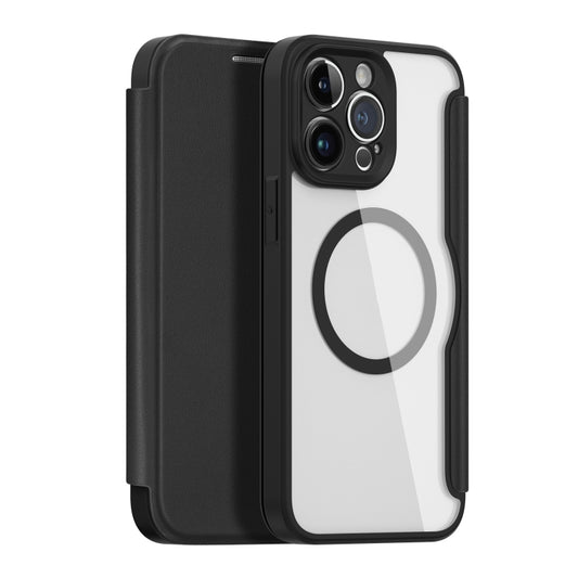 For iPhone 14 Pro Max DUX DUCIS Skin X Pro Series Magsafe PC + TPU Phone Leather Case(Black) - iPhone 14 Pro Max Cases by DUX DUCIS | Online Shopping South Africa | PMC Jewellery | Buy Now Pay Later Mobicred