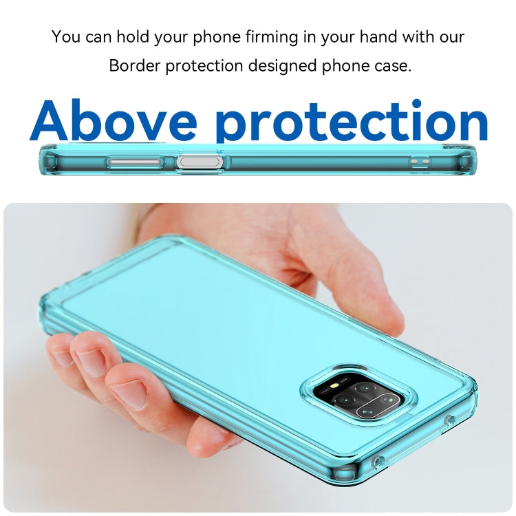 For Xiaomi Poco M2 Pro Candy Series TPU Phone Case(Transparent Blue) - Xiaomi Cases by PMC Jewellery | Online Shopping South Africa | PMC Jewellery