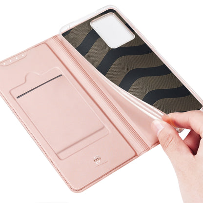 For Xiaomi 12 Lite 5G NE DUX DUCIS Skin Pro Series Horizontal Flip Phone Leather Case(Rose Gold) - Xiaomi Cases by DUX DUCIS | Online Shopping South Africa | PMC Jewellery | Buy Now Pay Later Mobicred