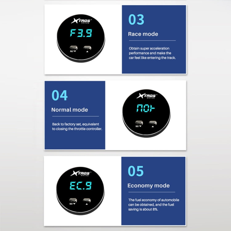 For Foton Tunland 2012- TROS CK Car Potent Booster Electronic Throttle Controller - Car Modification by TROS | Online Shopping South Africa | PMC Jewellery | Buy Now Pay Later Mobicred