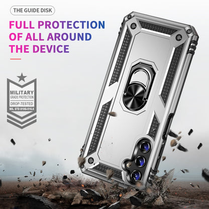 For Samsung Galaxy A14 5G Shockproof TPU + PC Phone Case(Silver) - Galaxy Phone Cases by PMC Jewellery | Online Shopping South Africa | PMC Jewellery | Buy Now Pay Later Mobicred