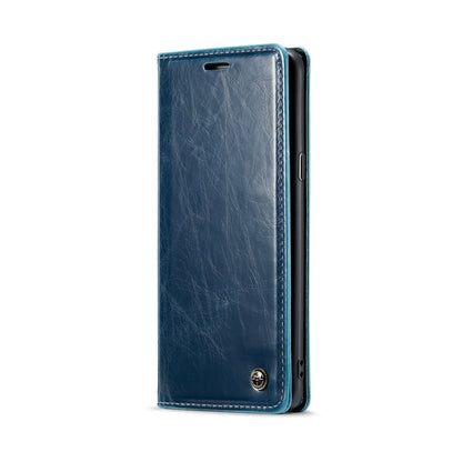 For Samsung Galaxy S8 CaseMe 003 Crazy Horse Texture Leather Phone Case(Blue) - Galaxy Phone Cases by CaseMe | Online Shopping South Africa | PMC Jewellery | Buy Now Pay Later Mobicred