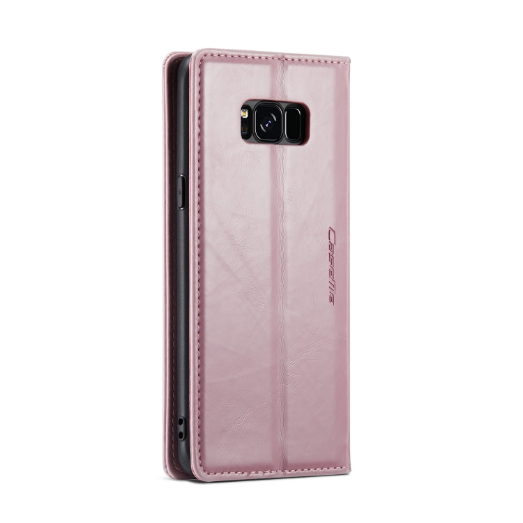 For Samsung Galaxy S8 CaseMe 003 Crazy Horse Texture Leather Phone Case(Rose Gold) - Galaxy Phone Cases by CaseMe | Online Shopping South Africa | PMC Jewellery | Buy Now Pay Later Mobicred