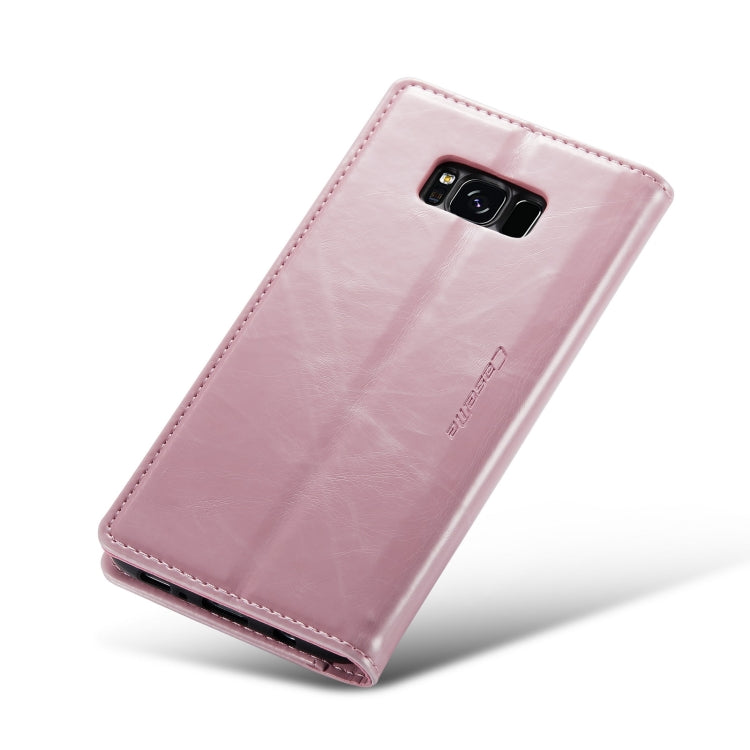 For Samsung Galaxy S8 CaseMe 003 Crazy Horse Texture Leather Phone Case(Rose Gold) - Galaxy Phone Cases by CaseMe | Online Shopping South Africa | PMC Jewellery | Buy Now Pay Later Mobicred