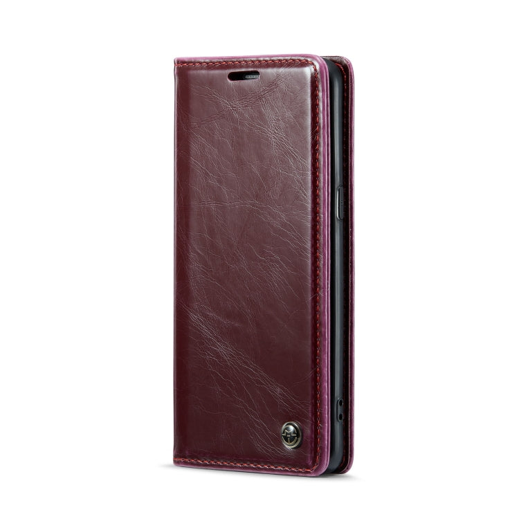 For Samsung Galaxy S8 CaseMe 003 Crazy Horse Texture Leather Phone Case(Wine Red) - Galaxy Phone Cases by CaseMe | Online Shopping South Africa | PMC Jewellery | Buy Now Pay Later Mobicred