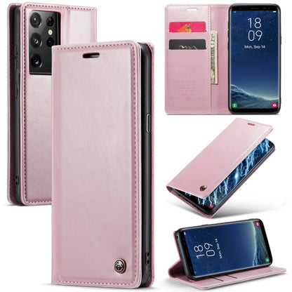 For Samsung Galaxy S8+ CaseMe 003 Crazy Horse Texture Leather Phone Case(Rose Gold) - Galaxy Phone Cases by CaseMe | Online Shopping South Africa | PMC Jewellery | Buy Now Pay Later Mobicred