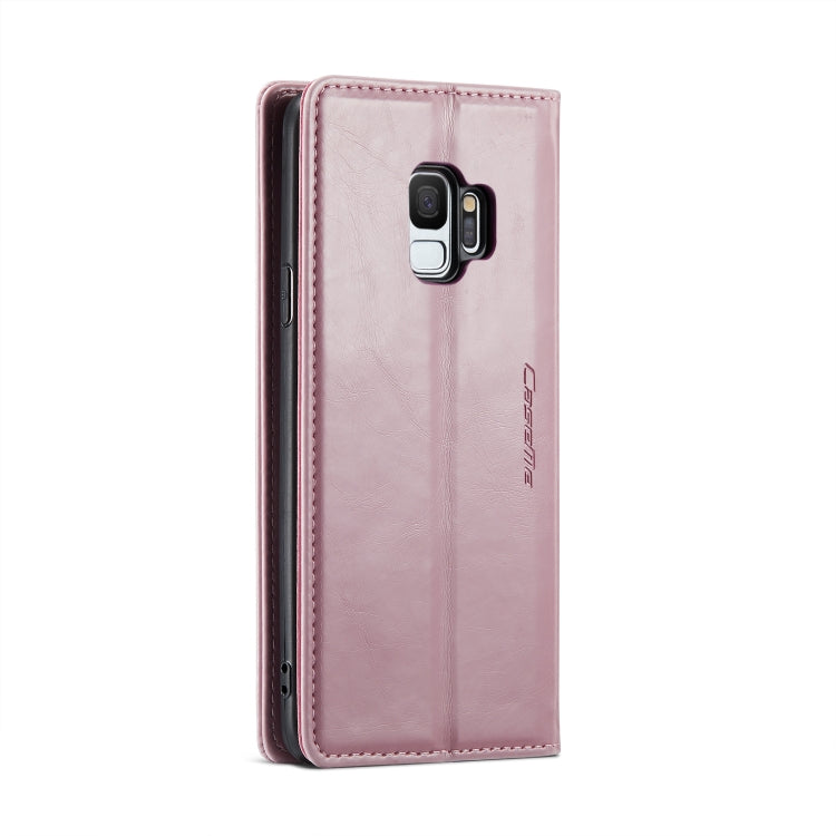 For Samsung Galaxy S9 CaseMe 003 Crazy Horse Texture Leather Phone Case(Rose Gold) - Galaxy Phone Cases by CaseMe | Online Shopping South Africa | PMC Jewellery | Buy Now Pay Later Mobicred