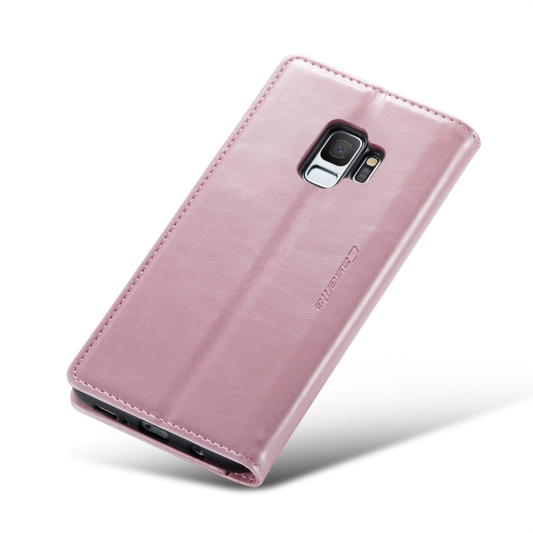 For Samsung Galaxy S9 CaseMe 003 Crazy Horse Texture Leather Phone Case(Rose Gold) - Galaxy Phone Cases by CaseMe | Online Shopping South Africa | PMC Jewellery | Buy Now Pay Later Mobicred