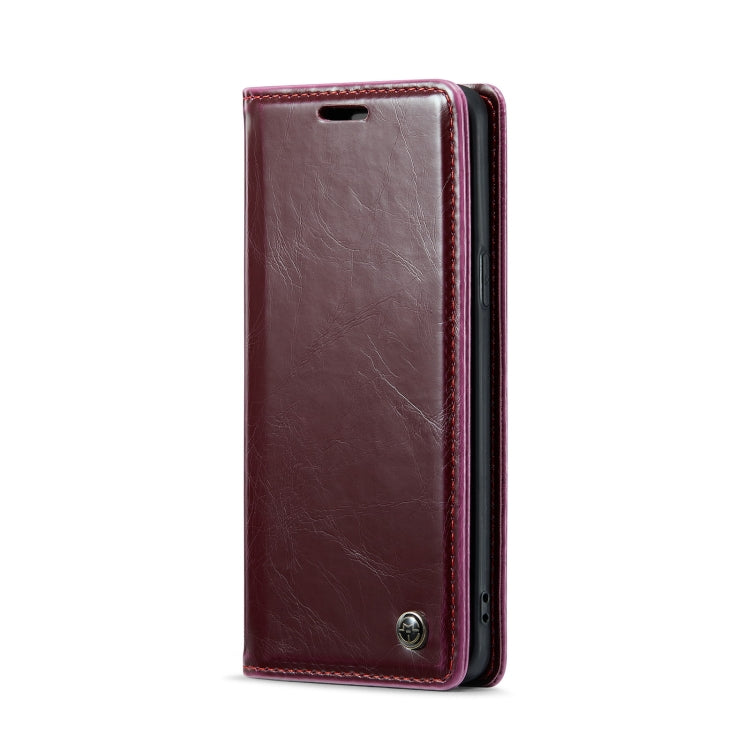 For Samsung Galaxy S9 CaseMe 003 Crazy Horse Texture Leather Phone Case(Wine Red) - Galaxy Phone Cases by CaseMe | Online Shopping South Africa | PMC Jewellery | Buy Now Pay Later Mobicred