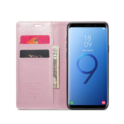 For Samsung Galaxy S9+ CaseMe 003 Crazy Horse Texture Leather Phone Case(Rose Gold) - Galaxy Phone Cases by CaseMe | Online Shopping South Africa | PMC Jewellery | Buy Now Pay Later Mobicred