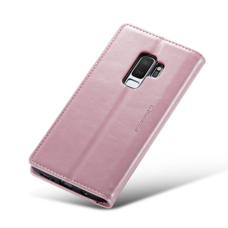 For Samsung Galaxy S9+ CaseMe 003 Crazy Horse Texture Leather Phone Case(Rose Gold) - Galaxy Phone Cases by CaseMe | Online Shopping South Africa | PMC Jewellery | Buy Now Pay Later Mobicred