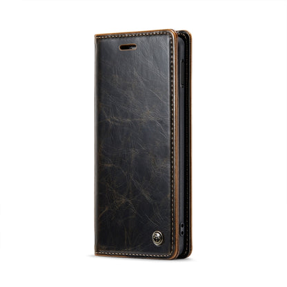 For Samsung Galaxy S10e CaseMe 003 Crazy Horse Texture Leather Phone Case(Coffee) - Galaxy Phone Cases by CaseMe | Online Shopping South Africa | PMC Jewellery | Buy Now Pay Later Mobicred