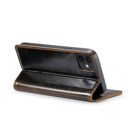 For iPhone 12 mini CaseMe 003 Crazy Horse Texture Leather Phone Case(Coffee) - iPhone 12 mini Cases by CaseMe | Online Shopping South Africa | PMC Jewellery | Buy Now Pay Later Mobicred