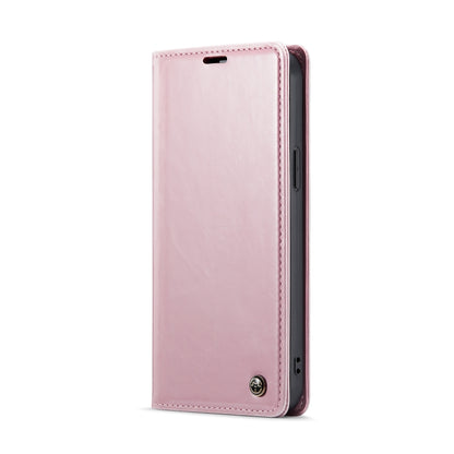 For iPhone 12 CaseMe 003 Crazy Horse Texture Leather Phone Case(Rose Gold) - iPhone 12 / 12 Pro Cases by CaseMe | Online Shopping South Africa | PMC Jewellery | Buy Now Pay Later Mobicred