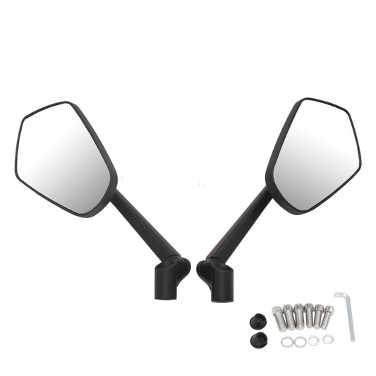 For Honda / Yamaha 1 Pair Motorcycle Electric Vehicle CNC Aluminum Alloy Reflective Rearview Mirror - Side Mirrors by PMC Jewellery | Online Shopping South Africa | PMC Jewellery | Buy Now Pay Later Mobicred