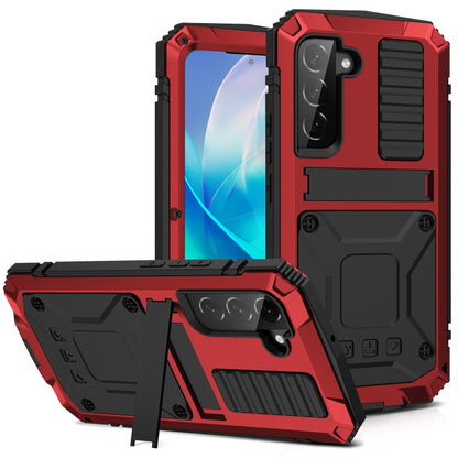 For Samsung Galaxy S23 5G R-JUST Life Waterproof Dustproof Shockproof Phone Case(Red) - Galaxy S23 5G Cases by R-JUST | Online Shopping South Africa | PMC Jewellery