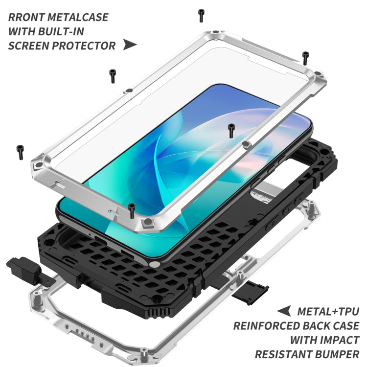 For Samsung Galaxy S23+ 5G R-JUST Life Waterproof Dustproof Shockproof Phone Case(Silver) - Galaxy S23+ 5G Cases by R-JUST | Online Shopping South Africa | PMC Jewellery