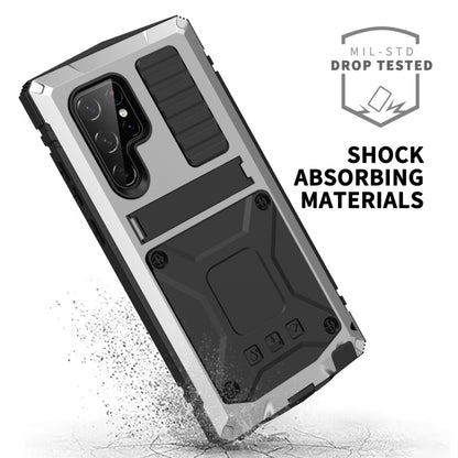 For Samsung Galaxy S23 Ultra 5G R-JUST Life Waterproof Dustproof Shockproof Phone Case(Silver) - Galaxy S23 Ultra 5G Cases by R-JUST | Online Shopping South Africa | PMC Jewellery
