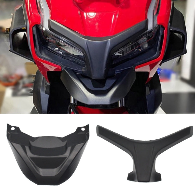 For Honda ADV150 2019-2020 Motorcycle Modification Headlight Trim Cover(Black) - Ornamental Parts by PMC Jewellery | Online Shopping South Africa | PMC Jewellery | Buy Now Pay Later Mobicred