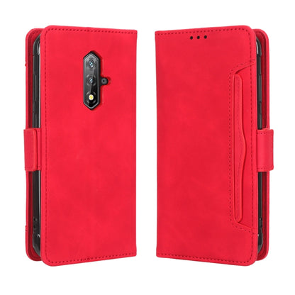 For Blackview BV5200 Skin Feel Calf Texture Card Slots Leather Phone Case(Red) - More Brand by PMC Jewellery | Online Shopping South Africa | PMC Jewellery | Buy Now Pay Later Mobicred