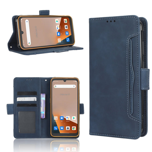 For Blackview BV5200 Skin Feel Calf Texture Card Slots Leather Phone Case(Blue) - More Brand by PMC Jewellery | Online Shopping South Africa | PMC Jewellery | Buy Now Pay Later Mobicred