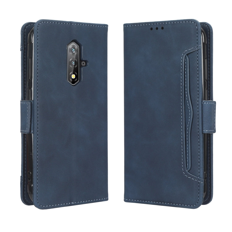 For Blackview BV5200 Skin Feel Calf Texture Card Slots Leather Phone Case(Blue) - More Brand by PMC Jewellery | Online Shopping South Africa | PMC Jewellery | Buy Now Pay Later Mobicred