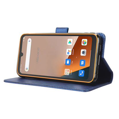 For Blackview BV5200 Diamond Texture Leather Phone Case(Blue) - More Brand by PMC Jewellery | Online Shopping South Africa | PMC Jewellery | Buy Now Pay Later Mobicred