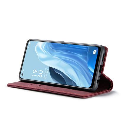 For OPPO Reno7 4G Indonesia/F21 Pro 4G/Reno8 4G CaseMe 013 Multifunctional Horizontal Flip Leather Phone Case(Wine Red) - OPPO Cases by CaseMe | Online Shopping South Africa | PMC Jewellery | Buy Now Pay Later Mobicred