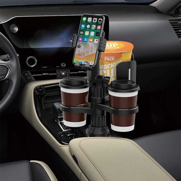 B04 Car Drink Water Cup Mobile Phone Holder(Grey) - Car Drink Holders by PMC Jewellery | Online Shopping South Africa | PMC Jewellery | Buy Now Pay Later Mobicred