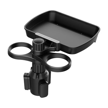 B05 Car Drink Water Cup Holder 360 Degree Rotating Dinner Plate(Black) - Car Drink Holders by PMC Jewellery | Online Shopping South Africa | PMC Jewellery | Buy Now Pay Later Mobicred