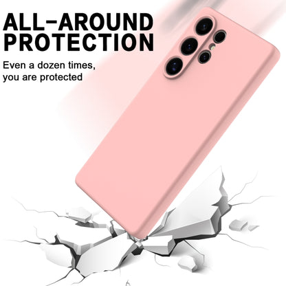 For Samsung Galaxy S25 Ultra Color Liquid Silicone Phone Case(Pink) - Galaxy S25 Ultra 5G Cases by PMC Jewellery | Online Shopping South Africa | PMC Jewellery | Buy Now Pay Later Mobicred