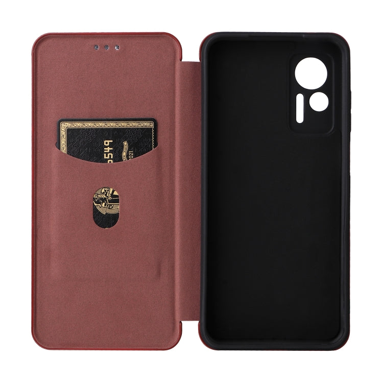 For Ulefone Note 14 Carbon Fiber Texture Flip Leather Phone Case(Brown) - Ulefone Cases by PMC Jewellery | Online Shopping South Africa | PMC Jewellery | Buy Now Pay Later Mobicred