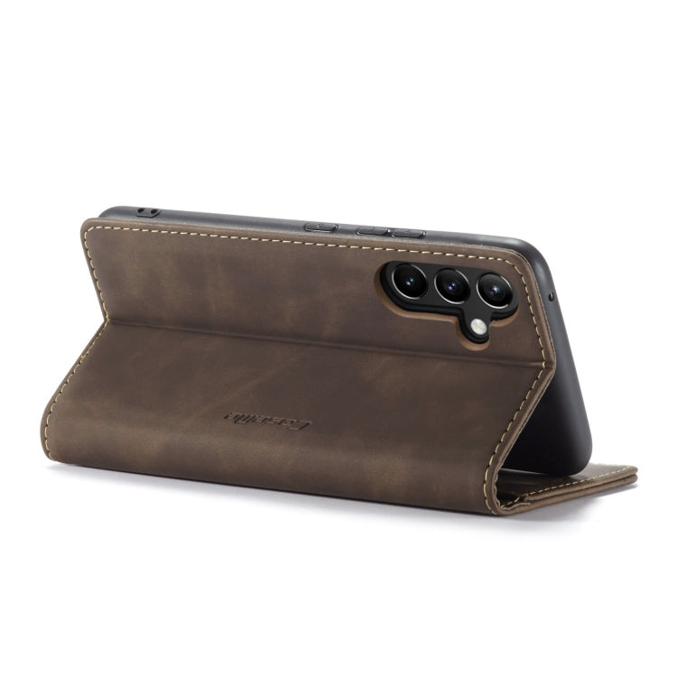 For Samsung Galaxy A54 CaseMe 013 Multifunctional Horizontal Flip Leather Phone Case(Coffee) - Galaxy Phone Cases by CaseMe | Online Shopping South Africa | PMC Jewellery | Buy Now Pay Later Mobicred