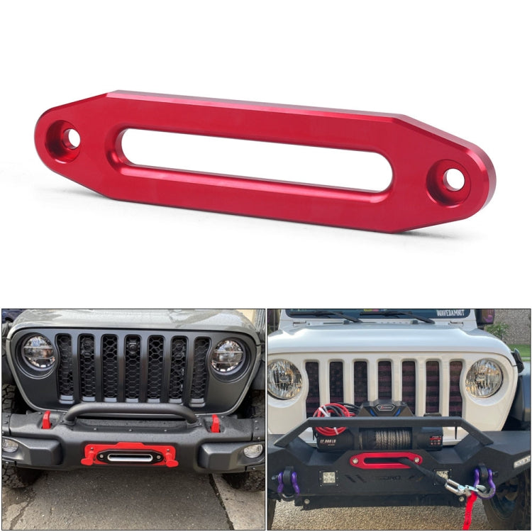 ATV/UTV 8000-15000LBs 10 inch Aluminum Synthetic Winch(Red) - Others by PMC Jewellery | Online Shopping South Africa | PMC Jewellery | Buy Now Pay Later Mobicred