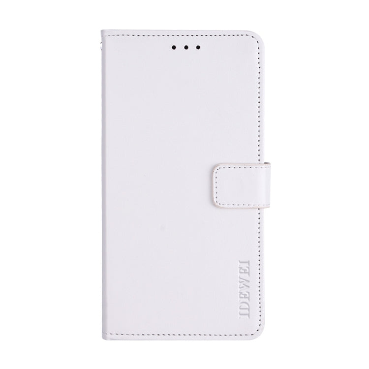 For Blackview A80 Pro idewei Crazy Horse Texture Horizontal Flip Leather Case with Holder & Card Slots & Wallet(White) - More Brand by idewei | Online Shopping South Africa | PMC Jewellery | Buy Now Pay Later Mobicred