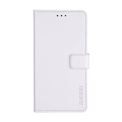 For Blackview A80 Pro idewei Crazy Horse Texture Horizontal Flip Leather Case with Holder & Card Slots & Wallet(White) - More Brand by idewei | Online Shopping South Africa | PMC Jewellery | Buy Now Pay Later Mobicred