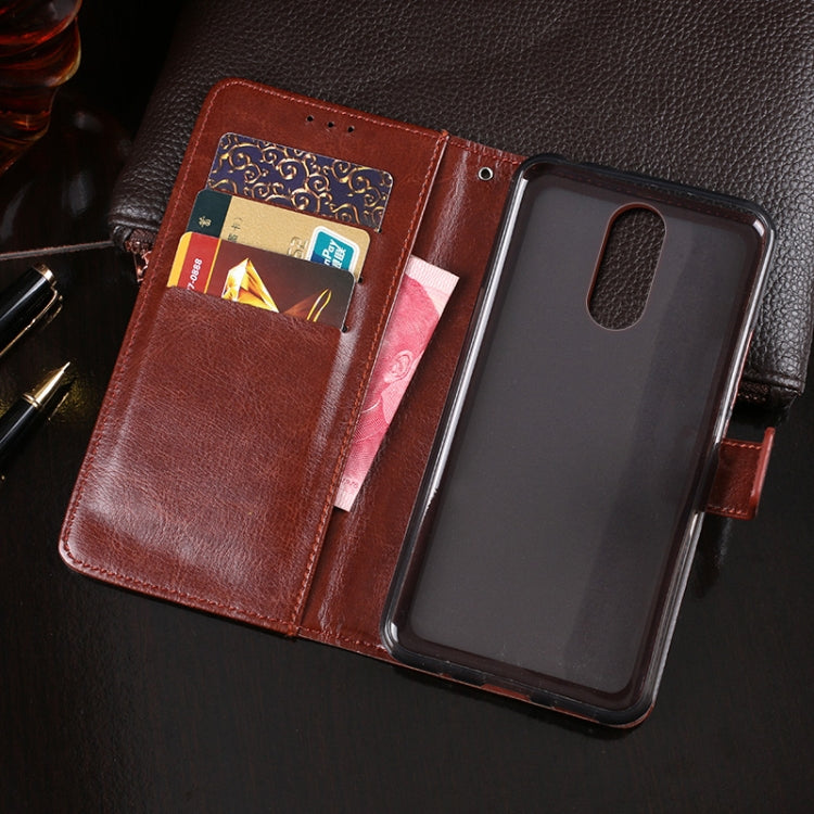 For Cubot Note Plus idewei Crazy Horse Texture Horizontal Flip Leather Case with Holder & Card Slots & Wallet(Red) - More Brand by idewei | Online Shopping South Africa | PMC Jewellery | Buy Now Pay Later Mobicred