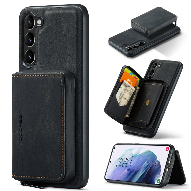 For Samsung Galaxy S24 5G JEEHOOD Magnetic Zipper Horizontal Flip Leather Phone Case(Black) - Galaxy S24 5G Cases by JEEHOOD | Online Shopping South Africa | PMC Jewellery | Buy Now Pay Later Mobicred