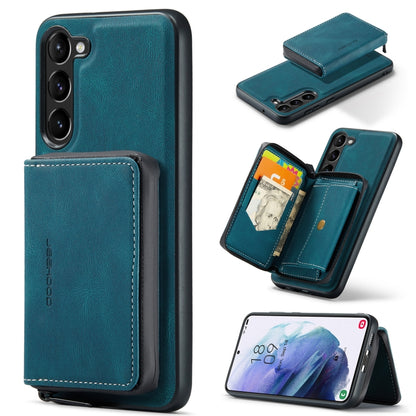 For Samsung Galaxy S24 5G JEEHOOD Magnetic Zipper Horizontal Flip Leather Phone Case(Blue) - Galaxy S24 5G Cases by JEEHOOD | Online Shopping South Africa | PMC Jewellery | Buy Now Pay Later Mobicred